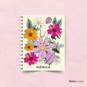 Agenda Personalizada "Mónica's Floral Symphony"